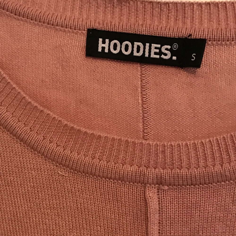 Pink cotton sweater